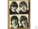 rare BEATLES 1966 AUTOGRAPHED Fan Club Card
