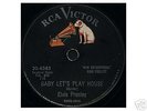 ELVIS PRESLEY 78 BABY LETS PLAY HOUSE  -  ON RCA