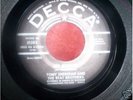 BEATLES RARE 1962 BLACK LABEL DJ MY BONNIE DECCA 45