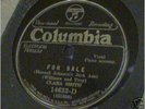 Clara Smith on very LATE Columbia 14633, Race Series E+