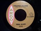Northern Soul 45 HERB WARD on ARGO Strange Change