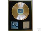 MIKE OLDFIELD TUBULAR BELLS RECORD GOLD VINYL FRAMED