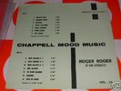 RARE JAZZ FUNK MOOG LIBRARY CHAPPELL ROGER ROGER