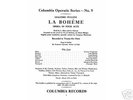 La Boheme - Puccini - on Blue Wax Columbia    78