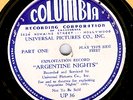 Andrew Sisters  Ritz Bros ARGENTINE NIGHTS promo Record