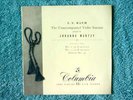 JOHANNA MARTZY Bach Violin Sonatas Vol 1 SUPER RARE