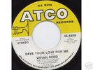 Northern Soul VIVIAN REED Save Your Love For Me RARE