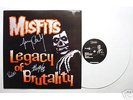 Misfits-Legacy Of Brutality-white vinyl-autographed