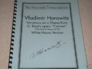 Vladimir Horowitz SHEET MUSIC -Carmen