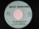 O.C. TOLBERT (northern soul 45) YOU GOTTA HOLD ON ME