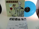 NIRVANA   BLUE VINYL LP GRUNGE HARD ROCK PSYCH COBAIN