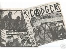 Rare Finnish hardcore punk KAAOS CADGERS split EP