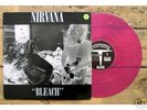NIRVANA BLEACH - PINK VINYL LP - SUB POP - RARE -N MINT