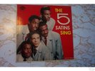 THE 5 SATINS SING ORIG. RED LBL LP ALBUM DOO WOP EXC+++