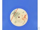Skids - Scared To Dance Blue Vinyl Signed Adamson