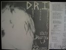 D.R.I.-DIRTY ROTTEN LP rare 1ST press w/ insert DRI