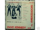 DAVE KENNEDY AND THE AMBASSADORS - RARE 1965 LP - AUTO