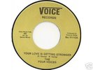The Four voices on Voice northern soul 45