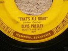 Rare Elvis Presley 45 SUN 209 That's alright Mama Very