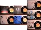 7 SEVEN irish U2 45's w PICTURE SLEEVES EX rare