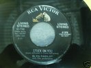 ELVIS PRESLEY 45 Stuck on you  LIV STEREO    VG