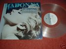 MADONNA True Blue HONG KONG Clear Vinyl SAMPLE Stamped