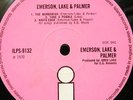 EMERSON LAKE AND PALMER PINK LABEL UK ORIG PROG LP