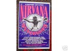NIRVANA-original Australian 1992 tour poster-MINT