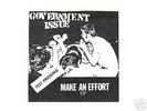 Government Issue MAKE AN EFFORT EP Test Pressing KBD