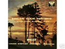 Sibelius Violin Ricci LSO rare Decca SXL 2077 WBG ED1