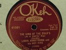 Louis Armstrong-King of Zulus-Okeh 41581-EXCELLENT