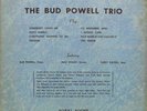 Bud Powell Trio Vol. 1-Roost 401-BEAUTIFUL RARE 10