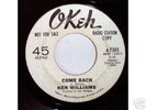 NORTHERN SOUL KEN WILLIAMS COME BACK OKEH 45 PROMO 7303