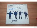 BEATLES group signed VINYL ALBUM / LP by 3 with COA