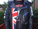 The Exploited PUNK Leather Jacket GBH Partisans OI