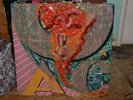 GAYE BYKERS ON ACID ORIGINAL ART WORK,CANCER PLANET MIS