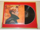 DAVID BOWIE/SIGNED LP/FRAMED/COA