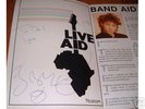 RARE BAND / LIVE AID SIGNED PROGRAMME -  FOR CHARITY 