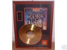 KISS DESTROYER GOLD RECORD FRAMED
