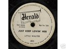 Little Walter Rare HERALD 403 Blues 78 45 33