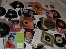 BOX OF ELVIS PRESLEY 45 RPM RECORDS FOR CHRISTMAS
