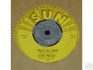 VERY RARE ELVIS PRESLEY 45 - SUN 209 - VG++