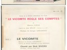 LE VICOMTE GARVARENTZ RARE ORIG SOUNDTRACK FRENCH EP 