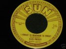 ELVIS PRESLEY : ORGINAL SUN SINGLE