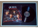 QUEEN (FREDDIE MERCURY &3) FULLY SIGNED FRAMED LP SET