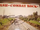 CLASH JOE STRUMMER FULLY SIGNED COMBAT L.P.