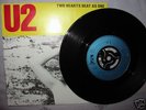 U2 TWO HEARTS FRENCH  IMPORT VERY RARE