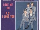 The Beatles 45 Record With Picture Sleeve-Love Me Do