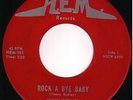 ROCKABILLY 45- JIMMY RIDLEY- Rock a bye baby