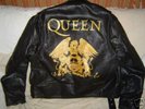 QUEEN FANTASTIC UNIQUE SIGNED LEATHER JACKET